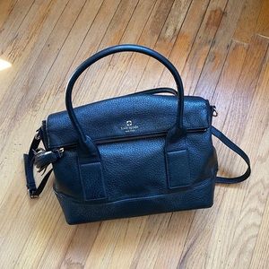 KATE SPADE NY flap covered satchel | Black | OS